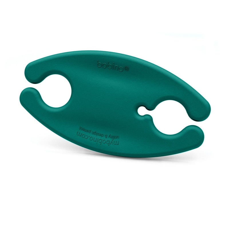 Bobino Cord Wrap - Medium - Emerald - Stylish Cable and Wire Management/Organizer - Image 1